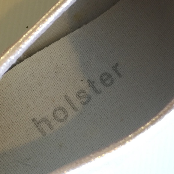 NWT HOLSTER vegan sz 38 metallic rose gold sneakers PETA approved cruelty free - Picture 7 of 16